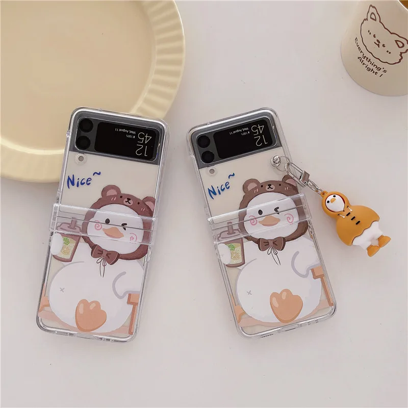 Набор милых мультяшных голов медведя, чехол для телефона с белой уткой для Samsung Galaxy ZFlip 4 3, Жесткий Чехол для ZFlip3 Zflip4, Твердый чехол с кронштейном 
Набор милых мультяшных голов медведя, чехол для телефона с белой уткой для Samsung Galaxy ZFlip 4 3, Жесткий Чехол для ZFlip3 Zflip4, Твердый чехол с кронштейном