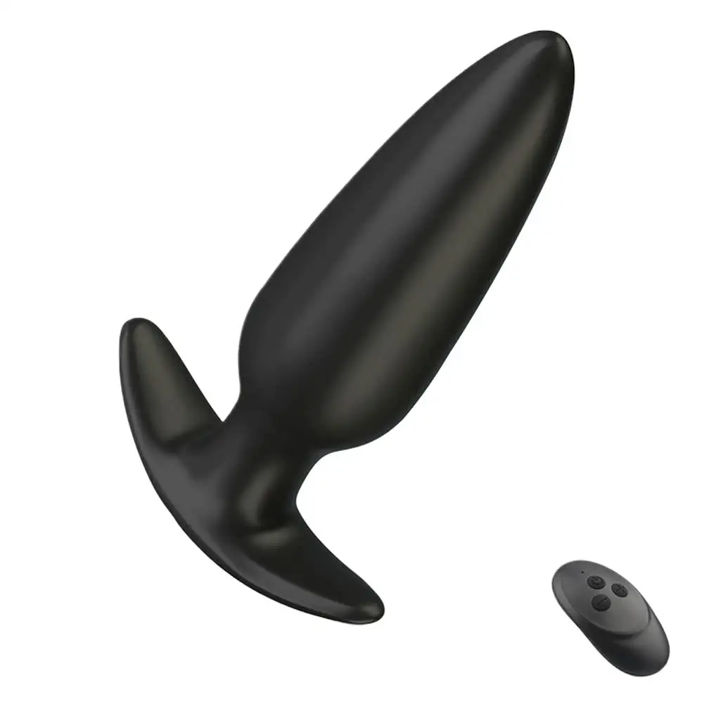 

G-spot Anal Vibrator Prostate Massager, Silicone Rechargeable Wearable Anal Vibrator with Remote Control 10 Vibration Modes Wat