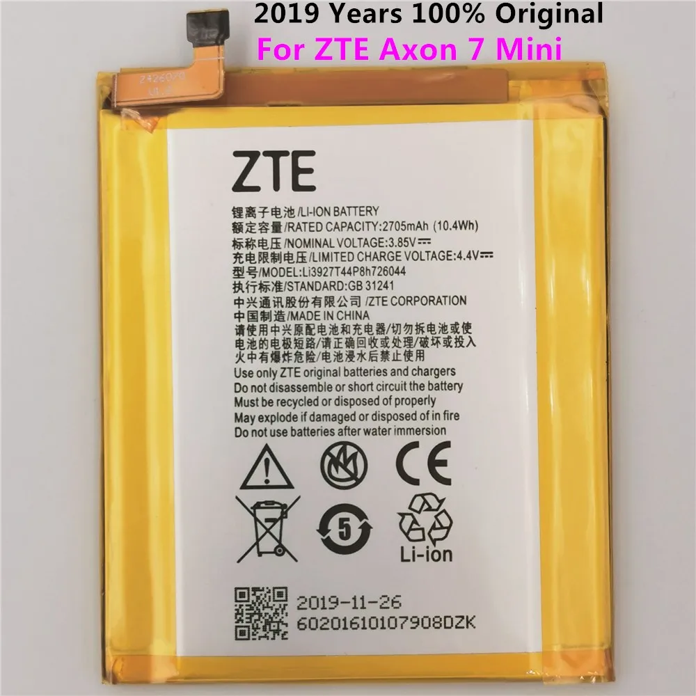 Original Replacement Phone Battery Li3927T44P8H726044 Battery For ZTE Axon 7 Mini 5.2inch Battery 2705mah With Tracking Number
Original Replacement Phone Battery Li3927T44P8H726044 Battery For ZTE Axon 7 Mini 5.2inch Battery 2705mah With Tracking Number