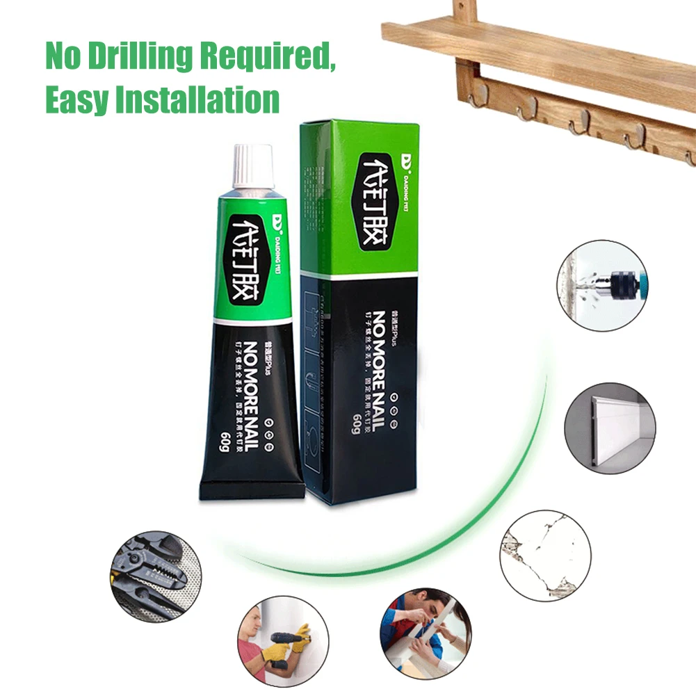 30/60g All-purpose Glue Quick Drying Glue Strong Adhesive Sealant Fix Glue Nail Free Adhesive For Stationery Glass Metal Ceramic
30/60g All-purpose Glue Quick Drying Glue Strong Adhesive Sealant Fix Glue Nail Free Adhesive For Stationery Glass Metal Ceramic
