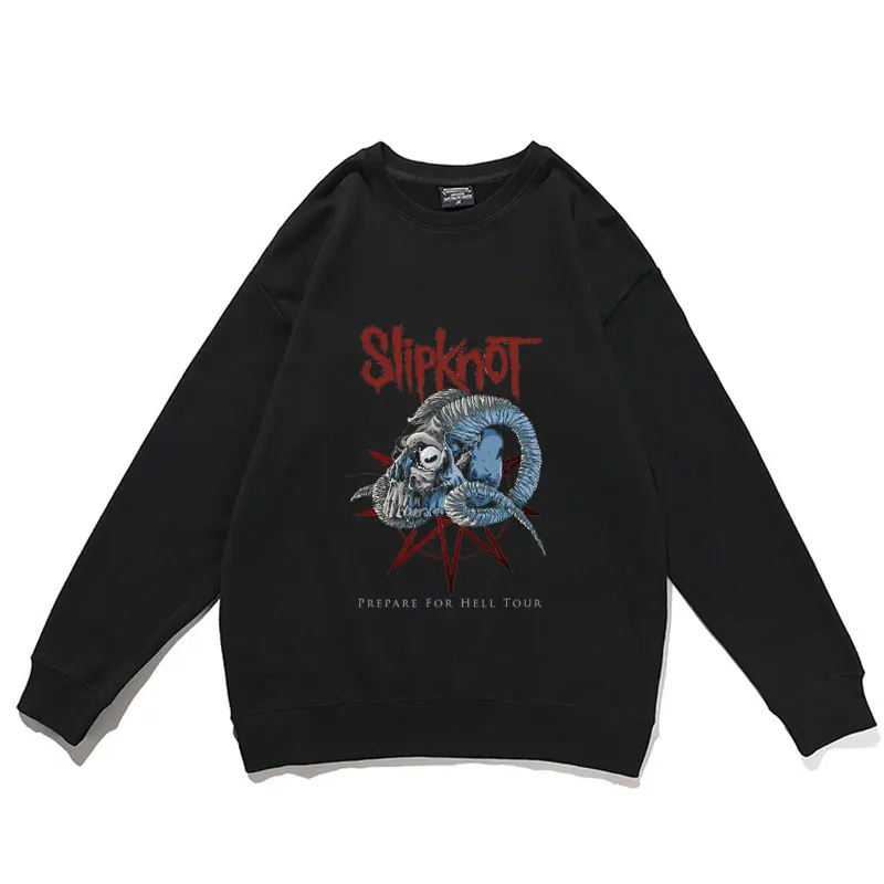 Prepare for Hell Tour Pullover Regular Mens Rock Band Pullovers Men Women Vintage Slipknots Sweatshirts Heavy Metal Sweatshirt
Prepare for Hell Tour Pullover Regular Mens Rock Band Pullovers Men Women Vintage Slipknots Sweatshirts Heavy Metal Sweatshirt