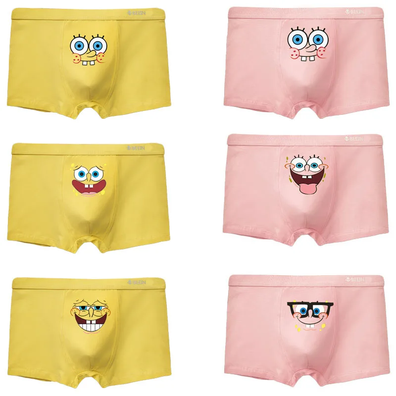 Kawaii Anime Spongebob Cute Panties Pink Cotton Boxers Cartoon Trend Personality Cute Couple Cotton Panties
Kawaii Anime Spongebob Cute Panties Pink Cotton Boxers Cartoon Trend Personality Cute Couple Cotton Panties