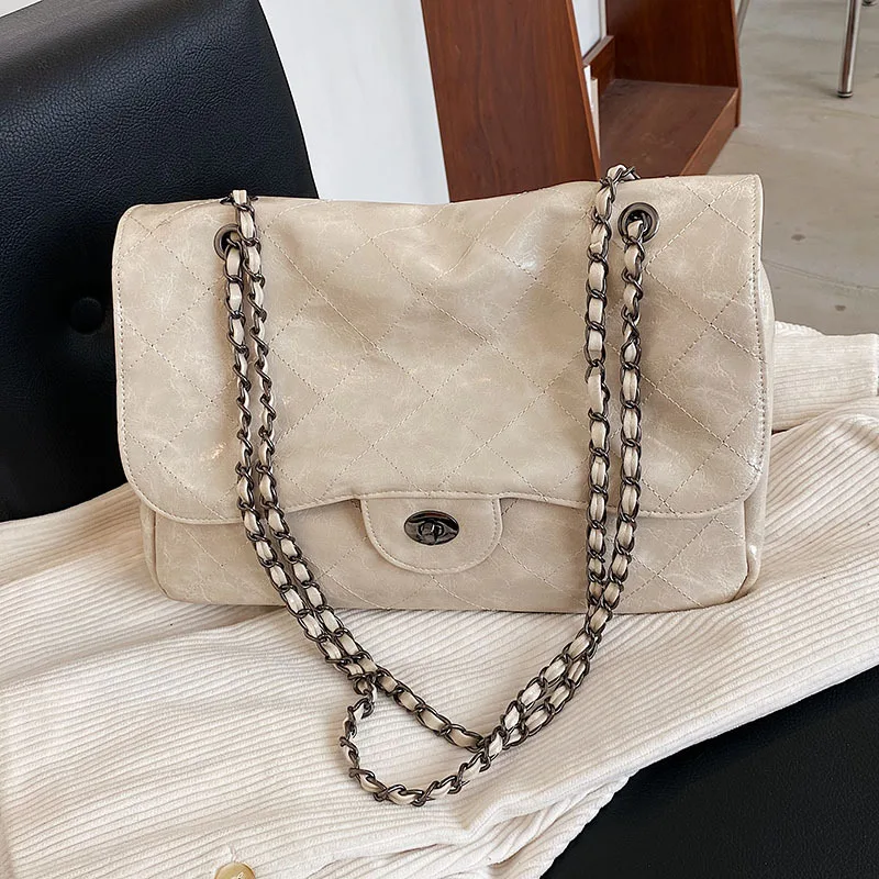 Large Capacity Women Pu Leather Chain Handbags Shoulder Bag High Quality Ladies Crossbody Bag Large Capacity Tote Messenger Bags
Large Capacity Women Pu Leather Chain Handbags Shoulder Bag High Quality Ladies Crossbody Bag Large Capacity Tote Messenger Bags