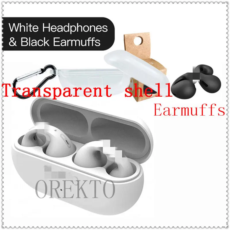 Беспроводные Bluetooth-наушники для Ambie, серьги-клипсы, гарнитура, TWS спортивные наушники, звуковые наушники, прозрачная защитная оболочка 
Беспроводные Bluetooth-наушники для Ambie, серьги-клипсы, гарнитура, TWS спортивные наушники, звуковые наушники, прозрачная защитная оболочка