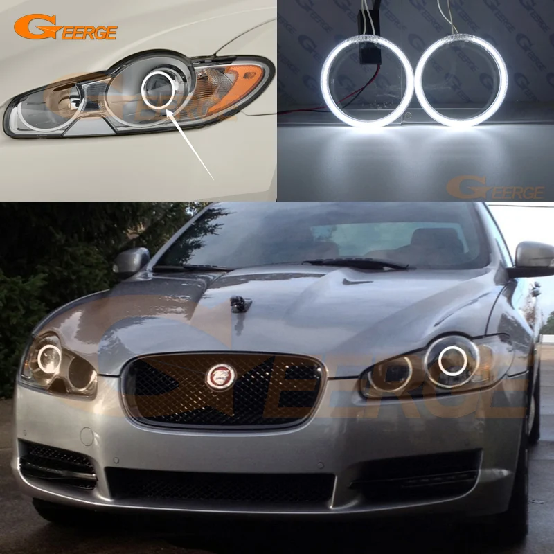 For JAGUAR XF 2008 2009 2010 2011 Pre Facelift XENON HEADLIGHT Ultra Bright CCFL Angel Eyes Halo Rings Kit Car Accessories
For JAGUAR XF 2008 2009 2010 2011 Pre Facelift XENON HEADLIGHT Ultra Bright CCFL Angel Eyes Halo Rings Kit Car Accessories