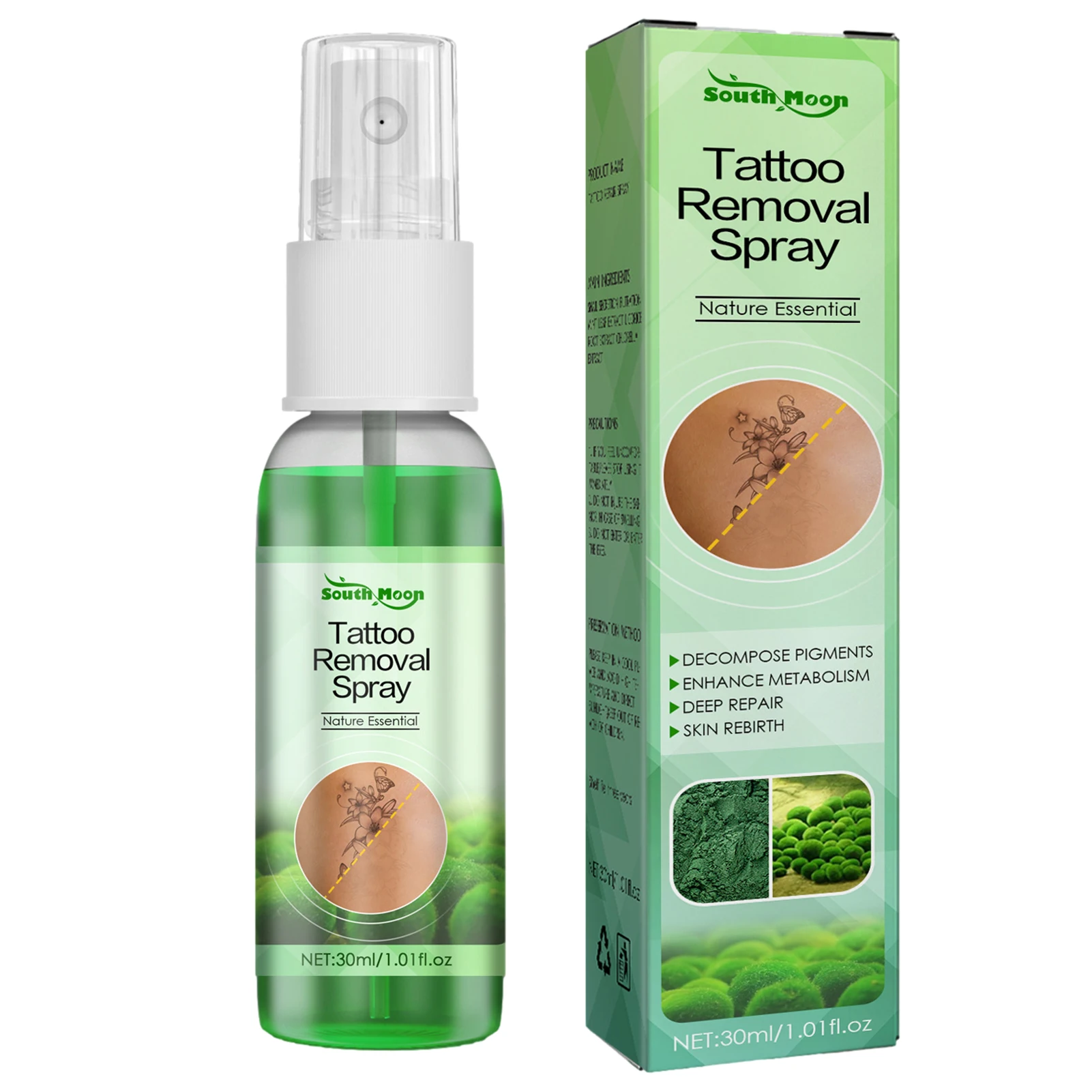 Painless Permanent Tattoo Removal Spray No Need For Paint Maximum Strength Body Art Tattoo Remover
Painless Permanent Tattoo Removal Spray No Need For Paint Maximum Strength Body Art Tattoo Remover
