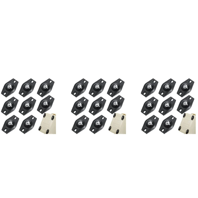 Hot 24 Pieces Self Adhesive Caster Wheels Mini Swivel Wheels 360 Degree Rotation Sticky Pulley With Ball Bearings (Black)
Hot 24 Pieces Self Adhesive Caster Wheels Mini Swivel Wheels 360 Degree Rotation Sticky Pulley With Ball Bearings (Black)