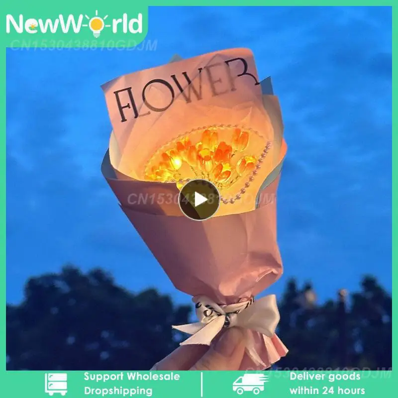 1~10PCS Diy Tulip Bouquet 3 Paragraph Uniform Light Flower Lamp Material Package Durable Exquisite Security Nightlight Tulip 
1~10PCS Diy Tulip Bouquet 3 Paragraph Uniform Light Flower Lamp Material Package Durable Exquisite Security Nightlight Tulip