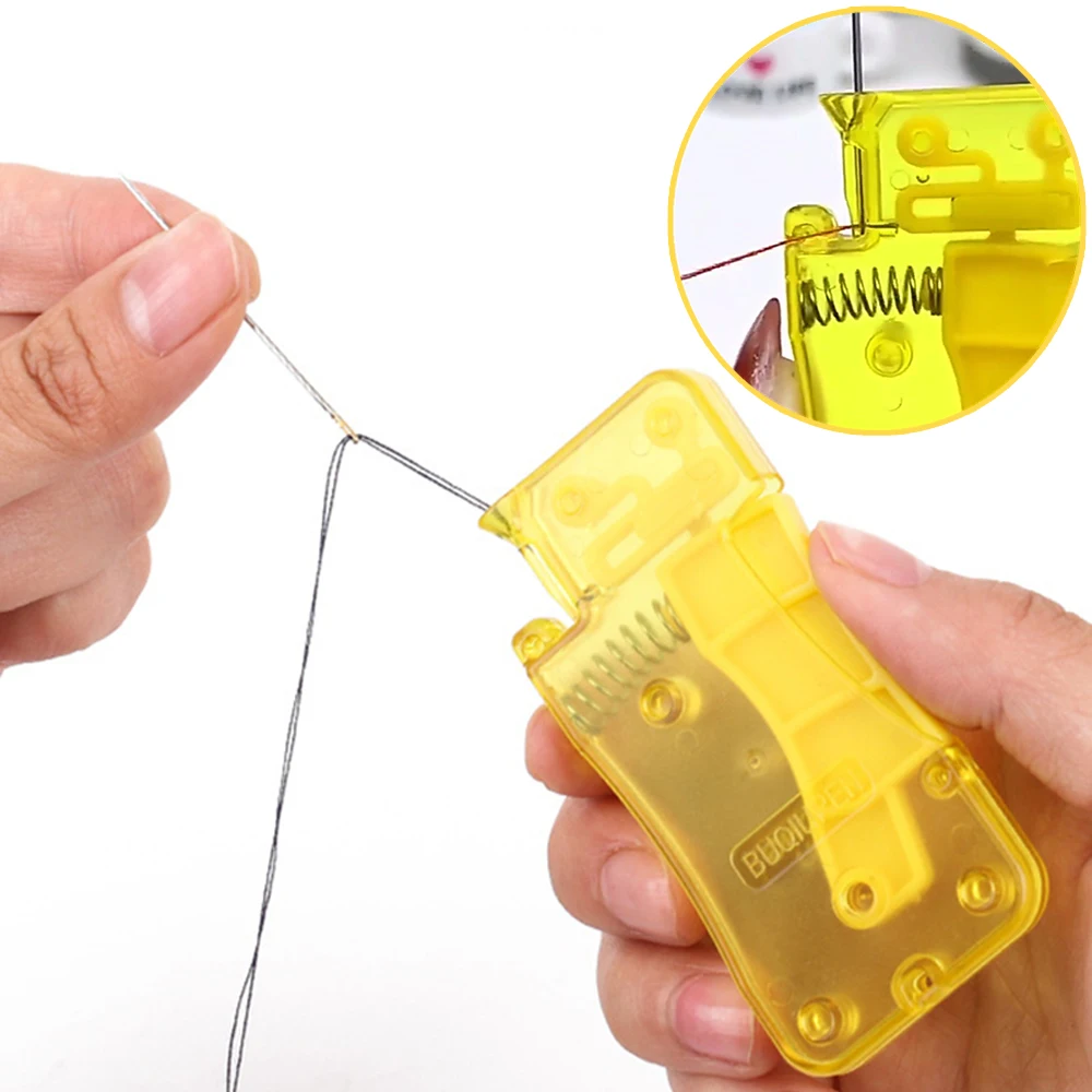 1pcs DIY Hand Sewing Threader Auto Needle Threader Machine Stitch Insertion Sewing Automatic Thread Device Household Tools
1pcs DIY Hand Sewing Threader Auto Needle Threader Machine Stitch Insertion Sewing Automatic Thread Device Household Tools