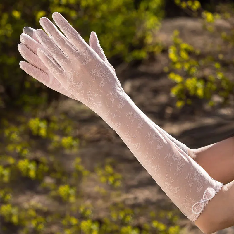 Sunscreen Gloves Summer Lace Mesh Gloves Elegant Sun Protection Full Finger Mitten Anti-UV Elasticity Driving Cycling Sexy Black
Sunscreen Gloves Summer Lace Mesh Gloves Elegant Sun Protection Full Finger Mitten Anti-UV Elasticity Driving Cycling Sexy Black