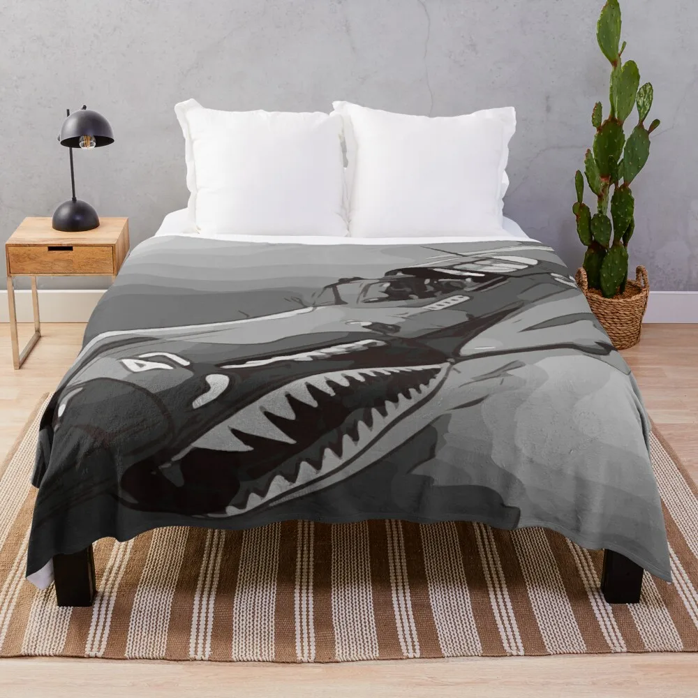 Мягкое большое одеяло P40 Warhawk Warbird в стиле милитари WW2
Мягкое большое одеяло P40 Warhawk Warbird в стиле милитари WW2