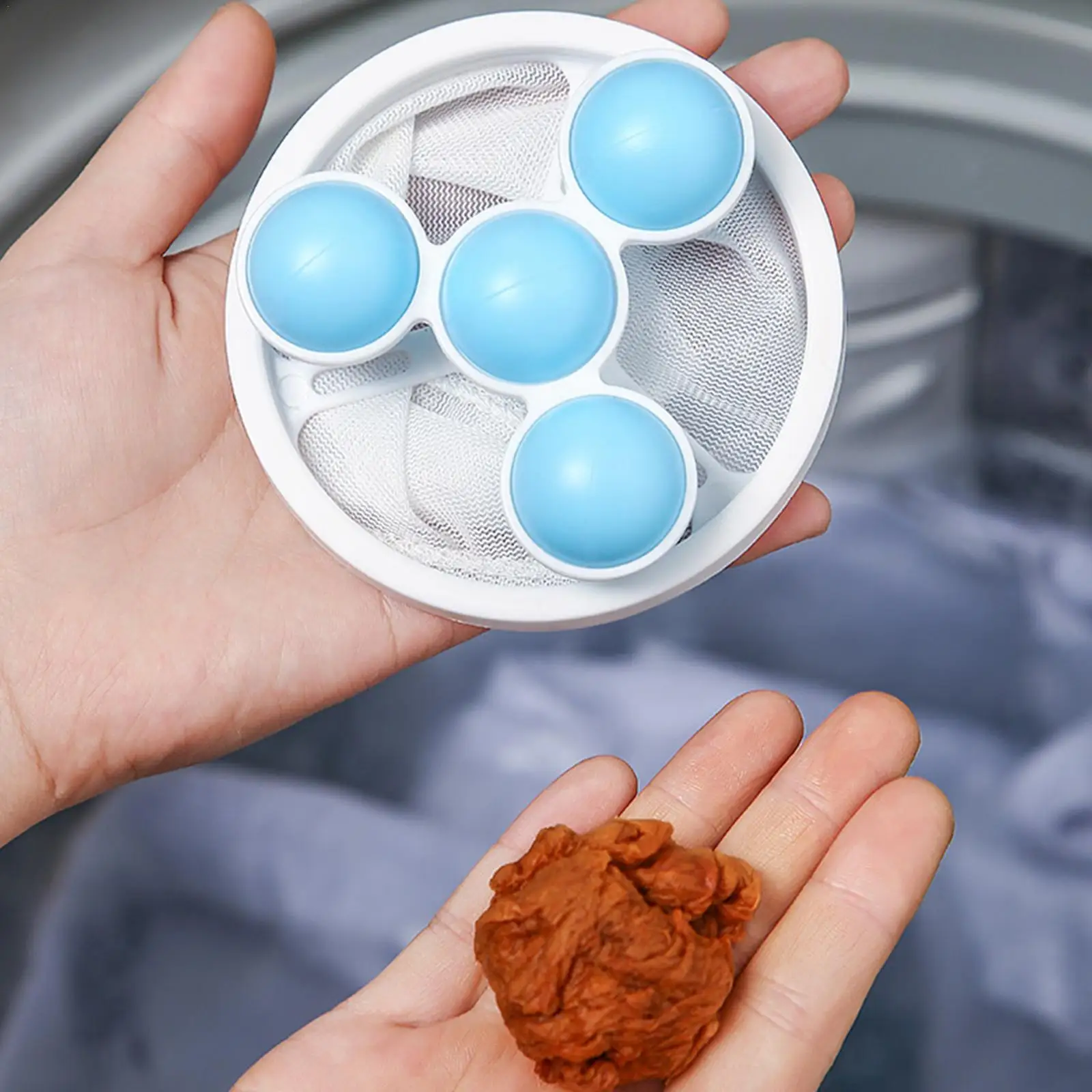Reusable Laundry Ball Floating Pet Fur Lint Hair Catcher Clothes Cleaning Ball Laundry Hair Removal Mesh Bag For Washing Machine
Reusable Laundry Ball Floating Pet Fur Lint Hair Catcher Clothes Cleaning Ball Laundry Hair Removal Mesh Bag For Washing Machine
