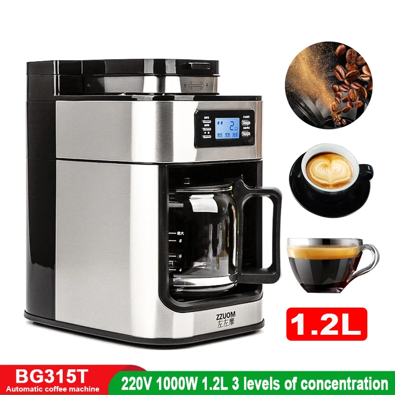 220V Coffee Machine Touch Screen Automatic Grinding all-in-one Grinding Small Espresso American Coffee Machine BG315T
220V Coffee Machine Touch Screen Automatic Grinding all-in-one Grinding Small Espresso American Coffee Machine BG315T
