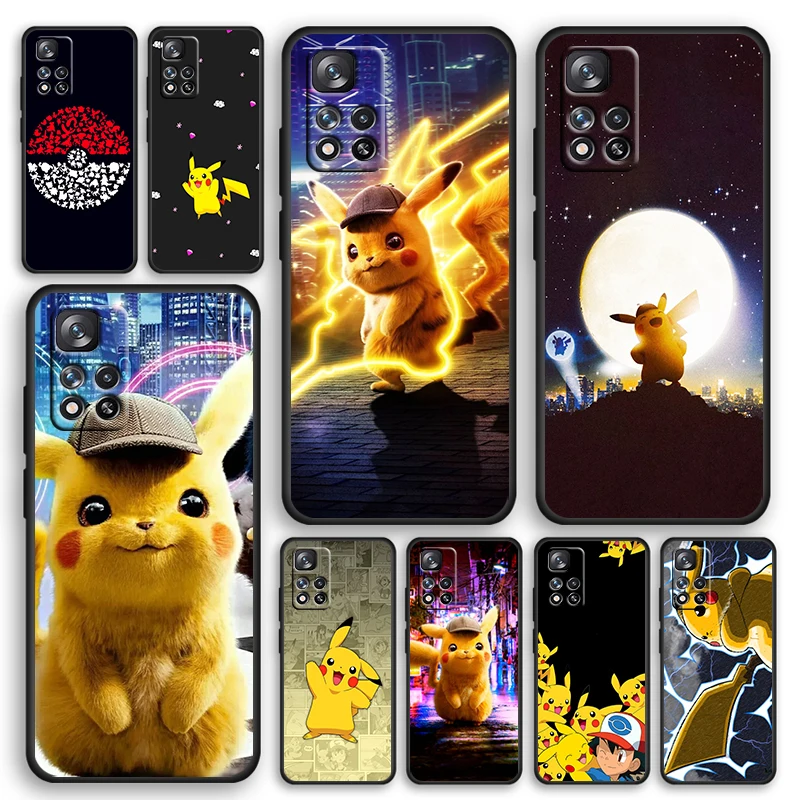 Cartoon Pikachu cute Case For Xiaomi Redmi Note 11 10 11T 10S 9 9S 8 7 5G 4G Soft TPU Black Phone Cover Funda Coque Capa Shell
Cartoon Pikachu cute Case For Xiaomi Redmi Note 11 10 11T 10S 9 9S 8 7 5G 4G Soft TPU Black Phone Cover Funda Coque Capa Shell