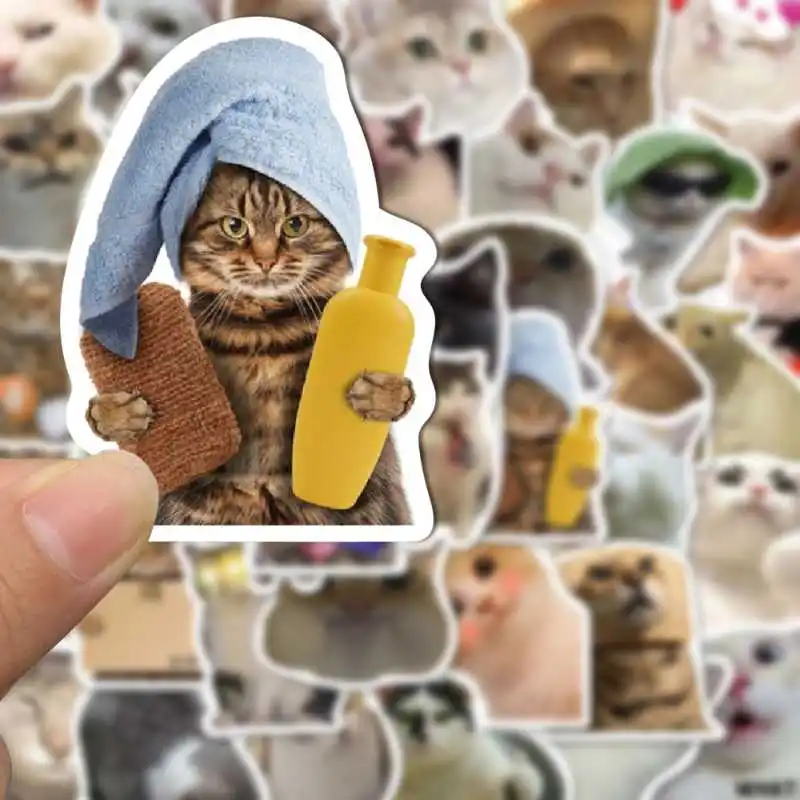 50 Cute Cats Funny Exquisite Personality Creative Waterproof Material Computer Notebook Mobile Phone Computer Decoration Car Sti
50 Cute Cats Funny Exquisite Personality Creative Waterproof Material Computer Notebook Mobile Phone Computer Decoration Car Sti