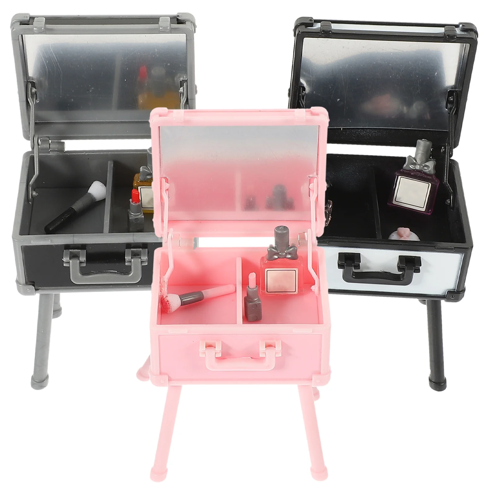 3 Pcs House Supply Miniature Scene Ornament Vanity Desk Makeup Box Small Accessory Lipstick Plastic Decor Micro
3 Pcs House Supply Miniature Scene Ornament Vanity Desk Makeup Box Small Accessory Lipstick Plastic Decor Micro