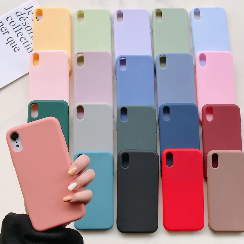 Luxury Silicone Phone Case for iPhone 11 12 Pro Max mini Soft Candy Cover for iPhone iPhone XR XS X 6 6S 7 8 Plus Cases 
Luxury Silicone Phone Case for iPhone 11 12 Pro Max mini Soft Candy Cover for iPhone iPhone XR XS X 6 6S 7 8 Plus Cases