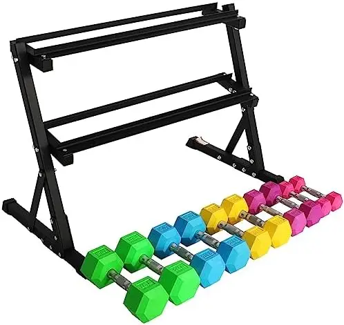Rubber Coated Hex Dumbbell Weight Set and Storage , Multiple Packages Kettlebell Weight lifting Weight set Gym equipment Weight
Rubber Coated Hex Dumbbell Weight Set and Storage , Multiple Packages Kettlebell Weight lifting Weight set Gym equipment Weight
