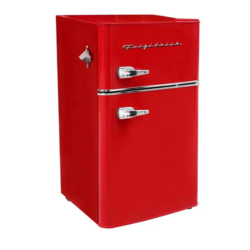 Frigidaire Retro 3.2 Cu ft Two Door Compact Refrigerator with Freezer, Red
Frigidaire Retro 3.2 Cu ft Two Door Compact Refrigerator with Freezer, Red
