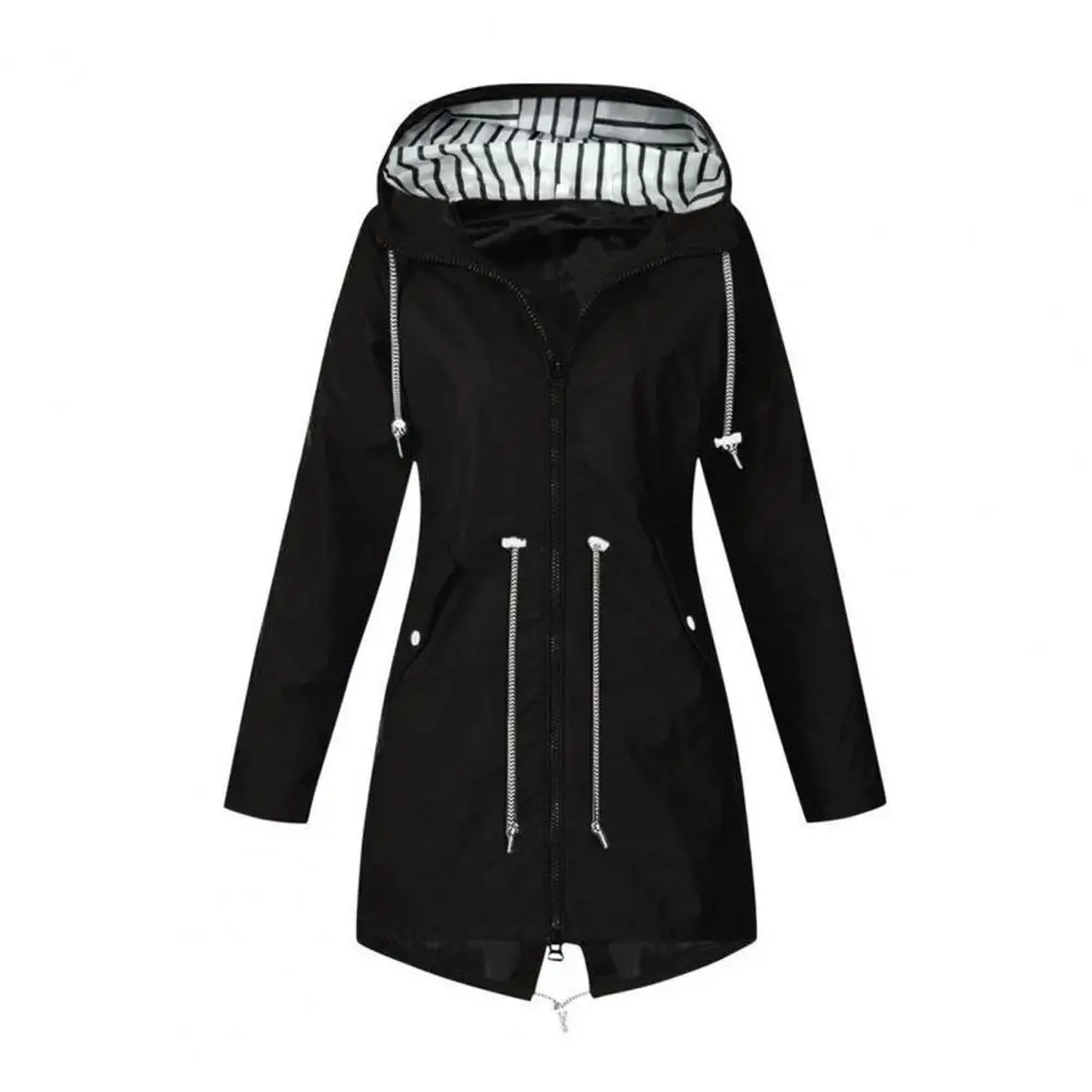 Jacket Coat Stylish Waterproof Hooded Jackets for Women for Spring Autumn with Side Pockets Drawstring Tops Loose Fit Jacket
Jacket Coat Stylish Waterproof Hooded Jackets for Women for Spring Autumn with Side Pockets Drawstring Tops Loose Fit Jacket