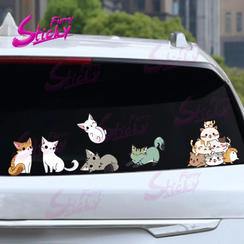 Furry Sticky Cute Cat Set Anime Car Sticker Decal Mini Cooper Car Accessories Bumper Helmet Trunk Laptop Stickers
Furry Sticky Cute Cat Set Anime Car Sticker Decal Mini Cooper Car Accessories Bumper Helmet Trunk Laptop Stickers