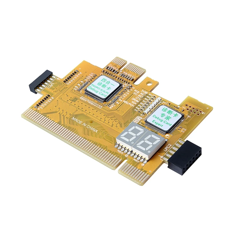 PCI-E LPC Multi Use Diagnostic Card Laptop Desktop Test Accessories Post LED Indicator PC Motherboard Debug Analyzer
PCI-E LPC Multi Use Diagnostic Card Laptop Desktop Test Accessories Post LED Indicator PC Motherboard Debug Analyzer