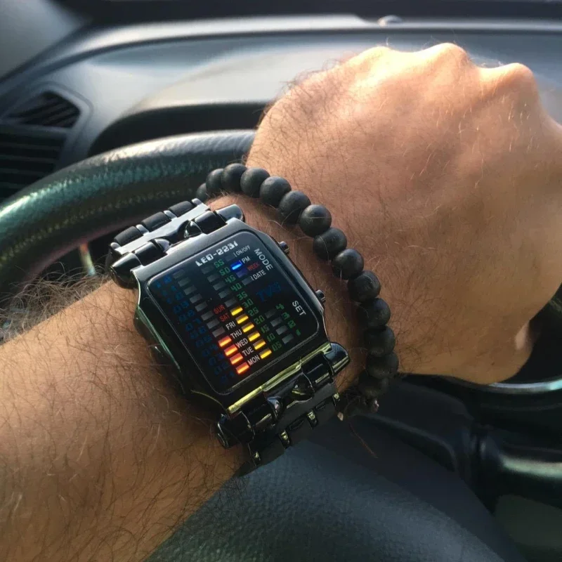 Часы мужские светодиодные, модные креативные электронные светящиеся в деловом стиле с изображением краба, крутые Водонепроницаемые многофункциональные в подарок
Часы мужские светодиодные, модные креативные электронные светящиеся в деловом стиле с изображением краба, крутые Водонепроницаемые многофункциональные в подарок