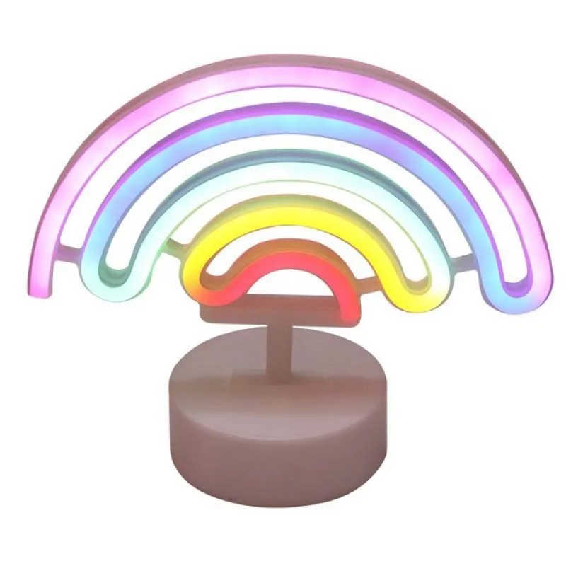 LED Neon Night Light Rainbow Neon Sign For Kids Gift Girl Bedroom Romantic Bedside Wedding Decoration Christmas USB Neon Lamp
LED Neon Night Light Rainbow Neon Sign For Kids Gift Girl Bedroom Romantic Bedside Wedding Decoration Christmas USB Neon Lamp