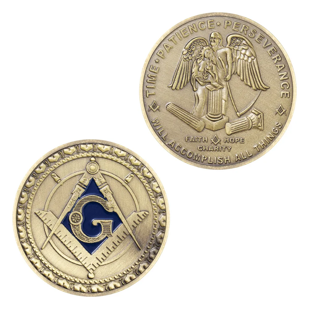 The Freemason Copper Plated Souvenirs and Gifts Masonic 40mm Home Decorations Free Mason Commemorative Coins Challenge Coin
The Freemason Copper Plated Souvenirs and Gifts Masonic 40mm Home Decorations Free Mason Commemorative Coins Challenge Coin