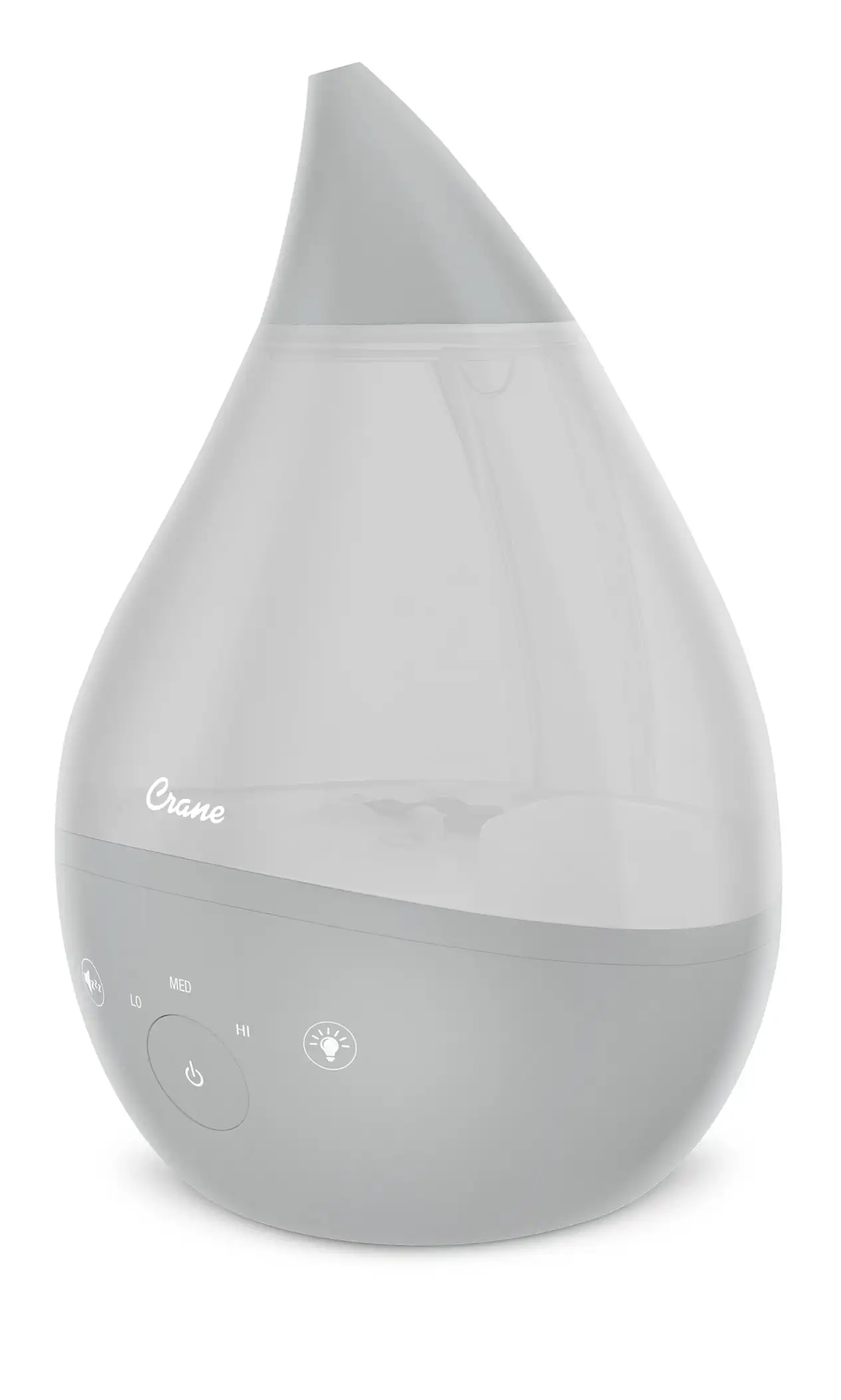Top Fill Drop 1 Gallon Ultrasonic Cool Mist Humidifier with Sound Machine and Optional Nightlight - Grey
Top Fill Drop 1 Gallon Ultrasonic Cool Mist Humidifier with Sound Machine and Optional Nightlight - Grey