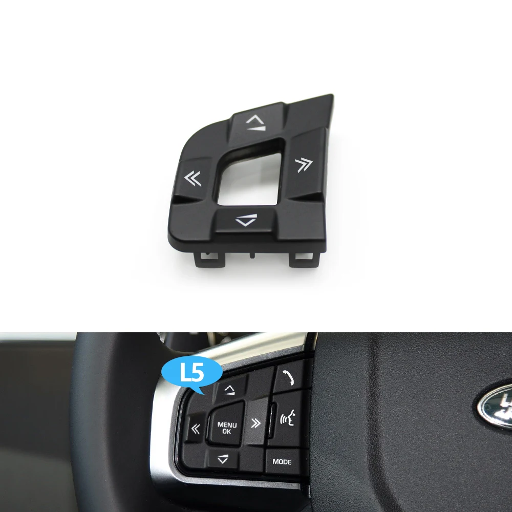 Кнопка на руле автомобиля, многофункциональный переключатель управления, чехол для Land Rover Discovery Sport 2015-2019
Кнопка на руле автомобиля, многофункциональный переключатель управления, чехол для Land Rover Discovery Sport 2015-2019