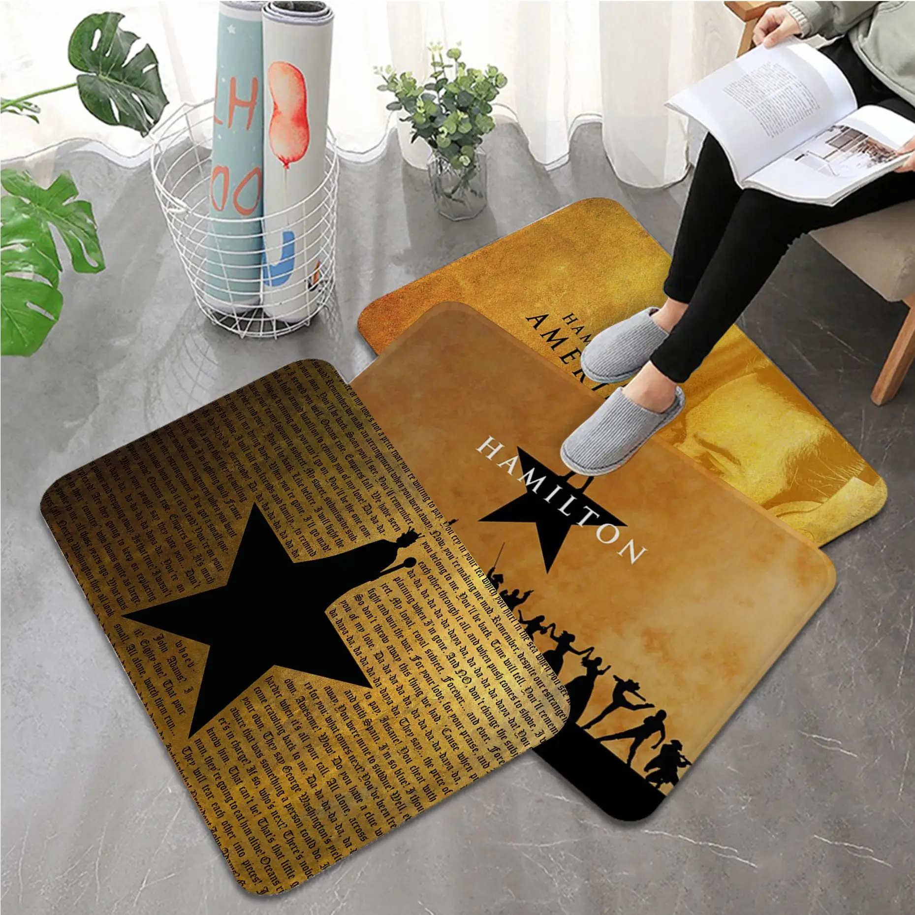 Disney Hamilton Door Mat Cheaper Anti-slip Modern Living Room Balcony Printed Toilet Rug
Disney Hamilton Door Mat Cheaper Anti-slip Modern Living Room Balcony Printed Toilet Rug