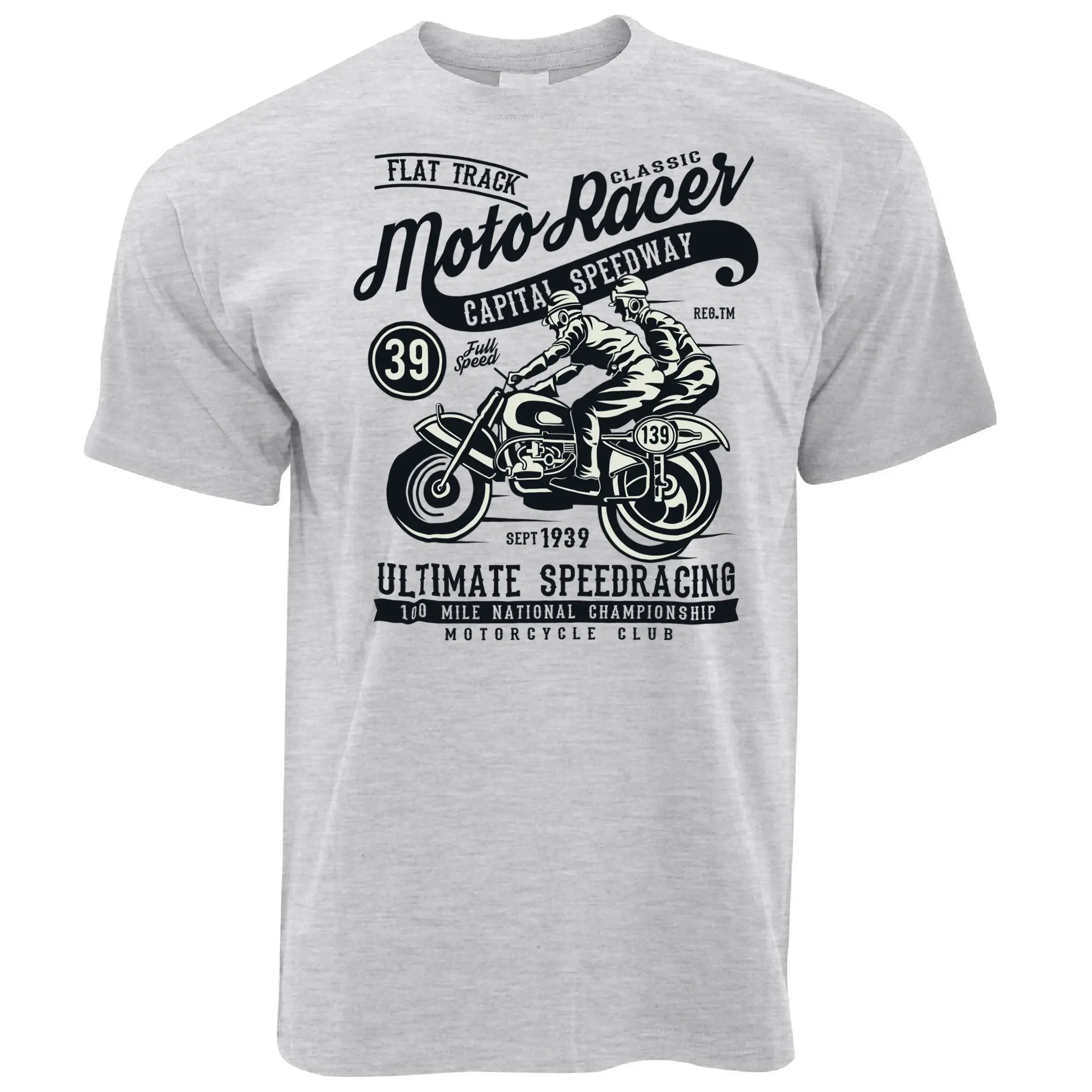 Mens Biker T Shirt Classic Moto Racer Motorcycle Speedway Motorbike Retro Tshirt
Mens Biker T Shirt Classic Moto Racer Motorcycle Speedway Motorbike Retro Tshirt