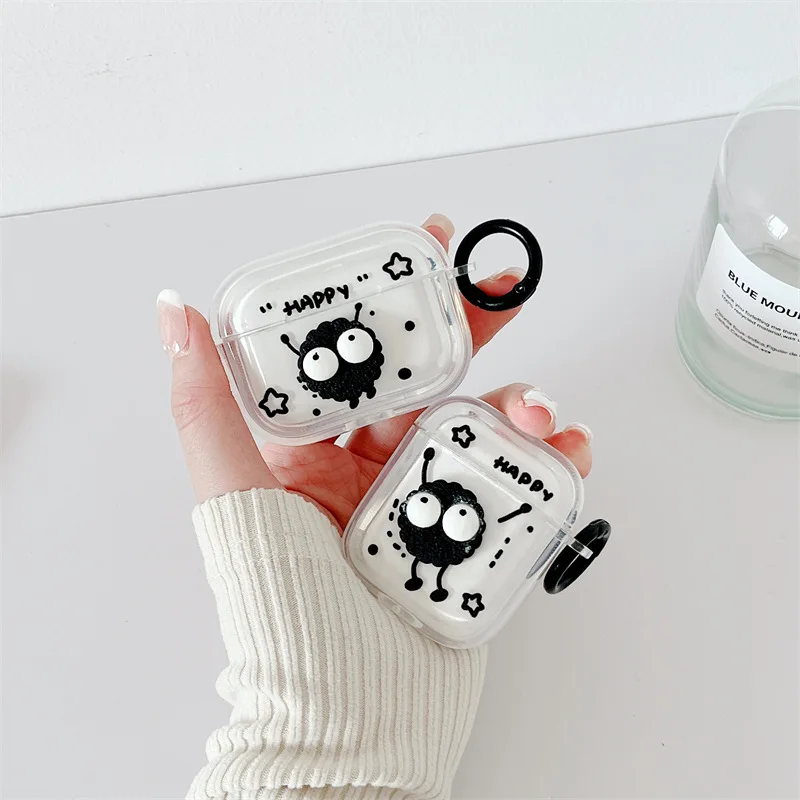 Cartoon Cute Stereo Coal Ball Case for Apple AirPods 1 2 3 Pro Cases Cover IPhone Bluetooth Earbuds Earphone Air Pod Pods Case
Cartoon Cute Stereo Coal Ball Case for Apple AirPods 1 2 3 Pro Cases Cover IPhone Bluetooth Earbuds Earphone Air Pod Pods Case