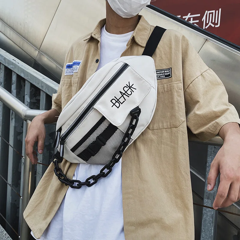 Street Large Waist Bags Canvas Chain Fanny Pack For Men And Women Multi-Functional Chest Pack Designer Travel Fashion Zipperbag
Street Large Waist Bags Canvas Chain Fanny Pack For Men And Women Multi-Functional Chest Pack Designer Travel Fashion Zipperbag