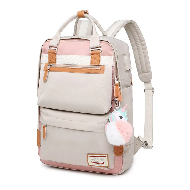 Cute Backpack Girls for Middle School Students Travel Shoulder Backpacks Teenager Waterproof Schoolbags Fashion Women Bag
Cute Backpack Girls for Middle School Students Travel Shoulder Backpacks Teenager Waterproof Schoolbags Fashion Women Bag