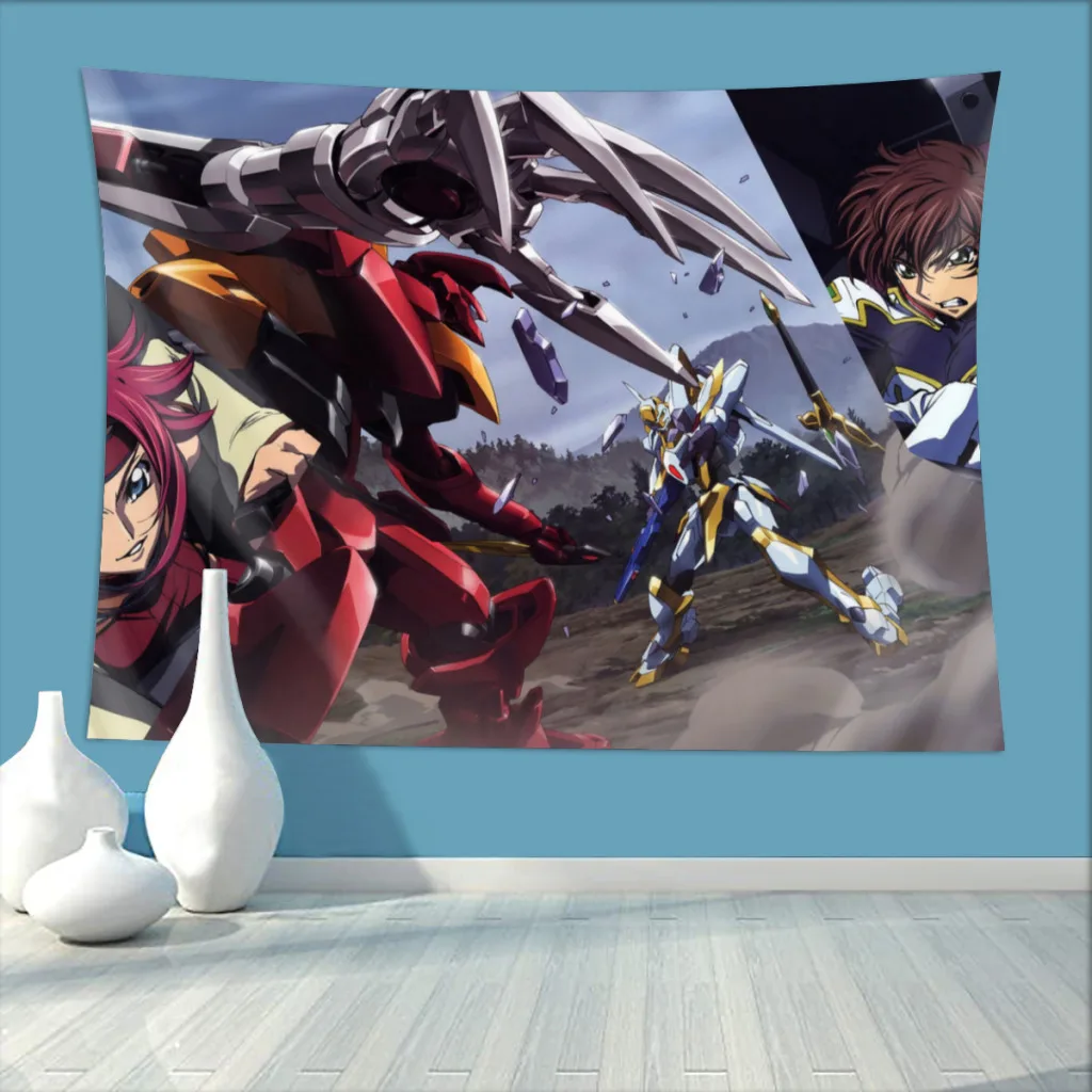 Драка дома гобелен код Geass Lelouch of the восстание аниме фон подвесное покрытие для гостиной искусства Декор пляжный коврик 
Драка дома гобелен код Geass Lelouch of the восстание аниме фон подвесное покрытие для гостиной искусства Декор пляжный коврик