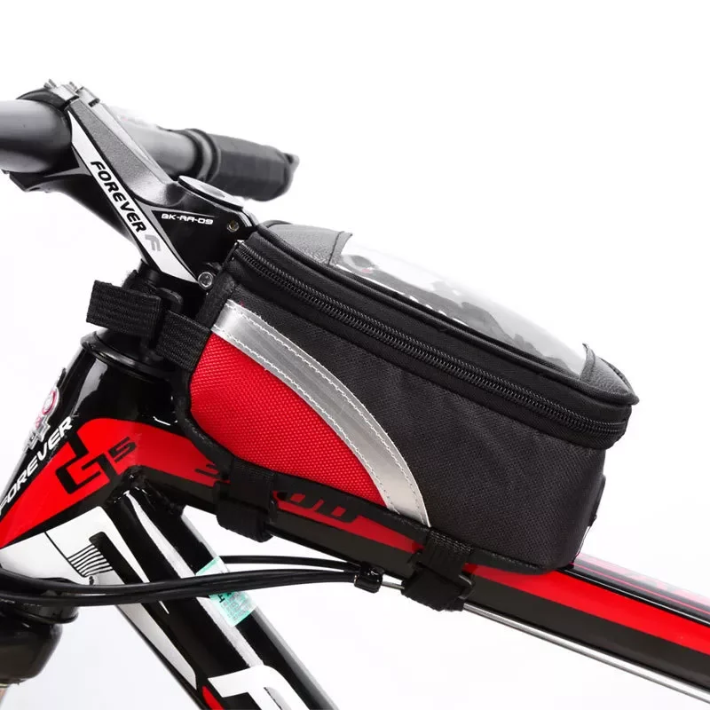 Cycling Bag Bicycle Bike Head Tube Handlebar Cell Mobile Phone Bag Case Holder Screen Phone Mount Bags Case with Touch Screen
Cycling Bag Bicycle Bike Head Tube Handlebar Cell Mobile Phone Bag Case Holder Screen Phone Mount Bags Case with Touch Screen