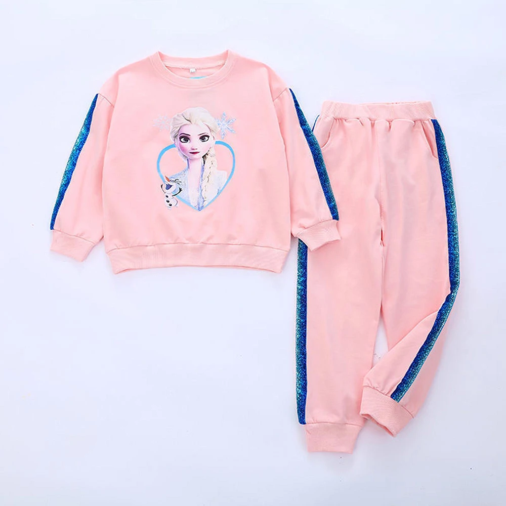2 Pcs Set for Girl Cartoon Sportswear Kids Clothes Winter & Autumn Fashion Long-sleeved T-shirt + Pants Tracksuit Children Cloth
2 Pcs Set for Girl Cartoon Sportswear Kids Clothes Winter & Autumn Fashion Long-sleeved T-shirt + Pants Tracksuit Children Cloth