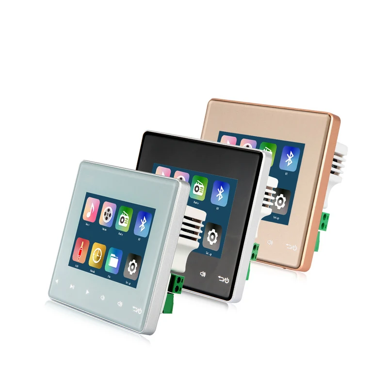 Smart Home pro Audio Background HiFi Music Mini wall Amplifier System TV Touch Key Digital stereo Music blue/tooth Player RS-485
Smart Home pro Audio Background HiFi Music Mini wall Amplifier System TV Touch Key Digital stereo Music blue/tooth Player RS-485