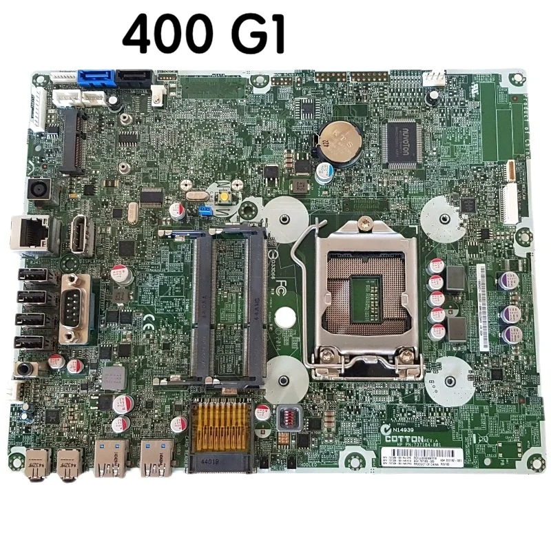 For HP 400 G1 PRO AIO Motherboard DDR3 737339-001 737182-001 737339-501 737339-601 100% Working
For HP 400 G1 PRO AIO Motherboard DDR3 737339-001 737182-001 737339-501 737339-601 100% Working