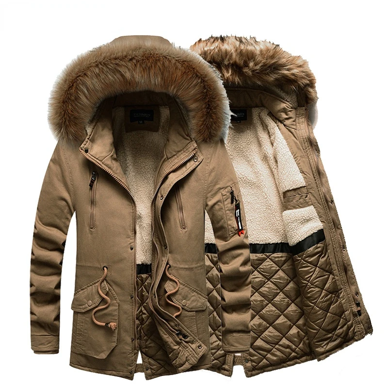 

2022 Homens Inverno Ao Ar Livre Parkas Homens Com Capuz Quente Grosso Jaqueta De L Parka Masculino Novo Masculino Casual