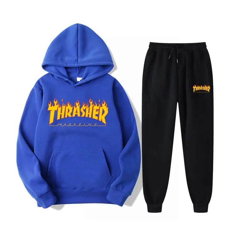 Толстовка с капюшоном THRASHER унисекс, спортивный костюм для мужчин и женщин, Повседневная Толстовка с принтом и брюки, спортивный костюм из дв...
Толстовка с капюшоном THRASHER унисекс, спортивный костюм для мужчин и женщин, Повседневная Толстовка с принтом и брюки, спортивный костюм из дв...