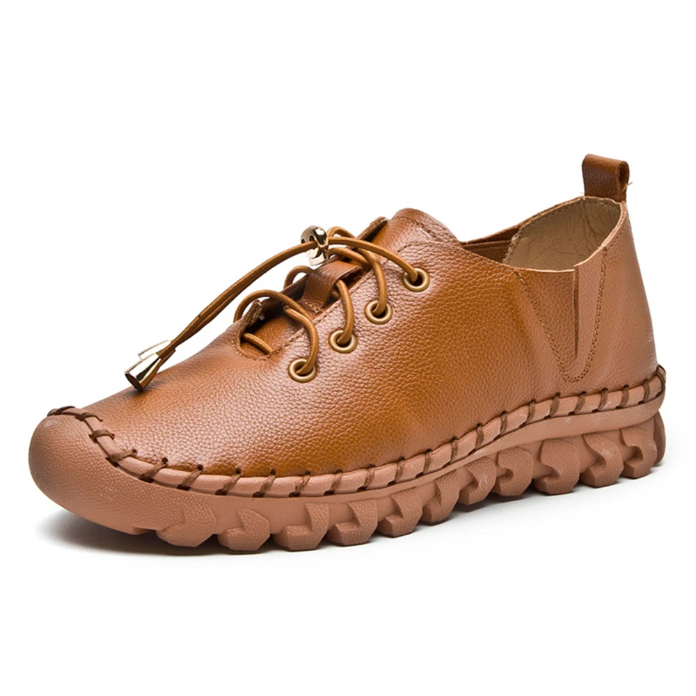 Кеды женские из натуральной кожи, удобные кроссовки на плоской подошве, повседневная Осенняя обувь для мам, ks529 
Кеды женские из натуральной кожи, удобные кроссовки на плоской подошве, повседневная Осенняя обувь для мам, ks529