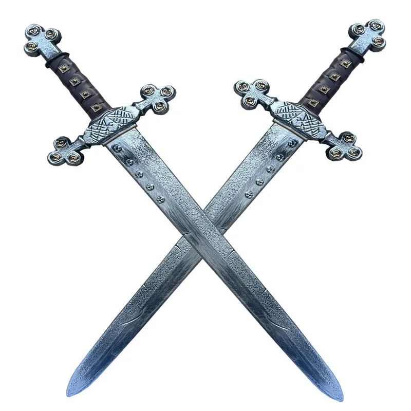 Halloween party props new plastic sword rose warrior cross sword children's toys
Halloween party props new plastic sword rose warrior cross sword children's toys
