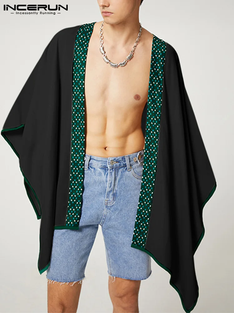 INCERUN Men Irregular Shirt Patchwork Loose Streetwear 2022 3/4 Sleeve Casual Cloak Cardigan Open Stitch 2022 Vintage Camisas
INCERUN Men Irregular Shirt Patchwork Loose Streetwear 2022 3/4 Sleeve Casual Cloak Cardigan Open Stitch 2022 Vintage Camisas