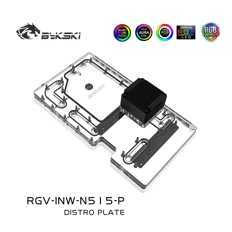 Bykski RGV-INW-N515-P Waterway Boards Distro Plate for INWIN N515 Case for Intel CPU Water Block Single GPU Building
Bykski RGV-INW-N515-P Waterway Boards Distro Plate for INWIN N515 Case for Intel CPU Water Block Single GPU Building