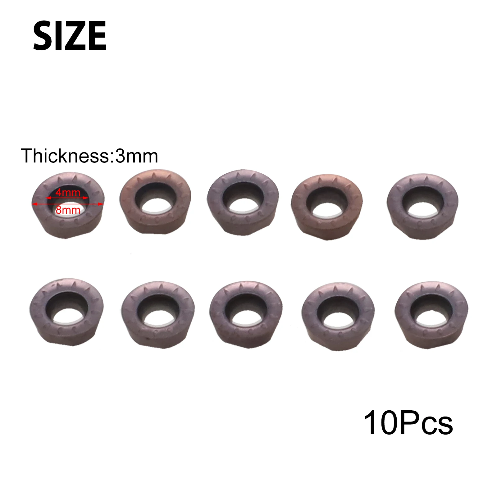 RPMT08T2MOE-JS MM25 CNC Milling Blade R4 Round Blade General Material 8mm Large Scale Cutting Processing Precision Grinding
RPMT08T2MOE-JS MM25 CNC Milling Blade R4 Round Blade General Material 8mm Large Scale Cutting Processing Precision Grinding