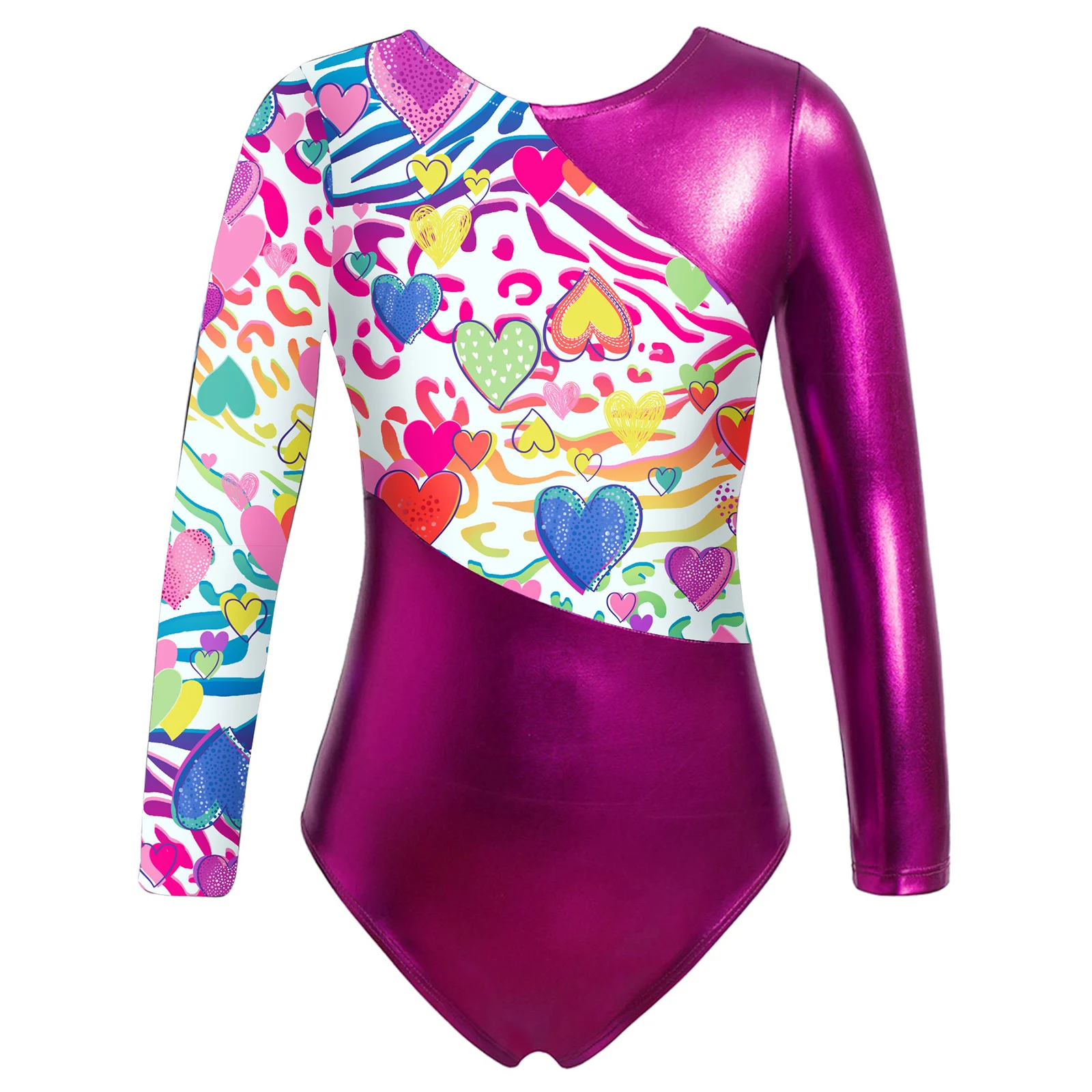 Toddlers Girls Gymnastics Leotards Ballet Dance Costume Round Neck Long Sleeves Print Patchwork Kids Ballet Dance Jumpsuit
Toddlers Girls Gymnastics Leotards Ballet Dance Costume Round Neck Long Sleeves Print Patchwork Kids Ballet Dance Jumpsuit