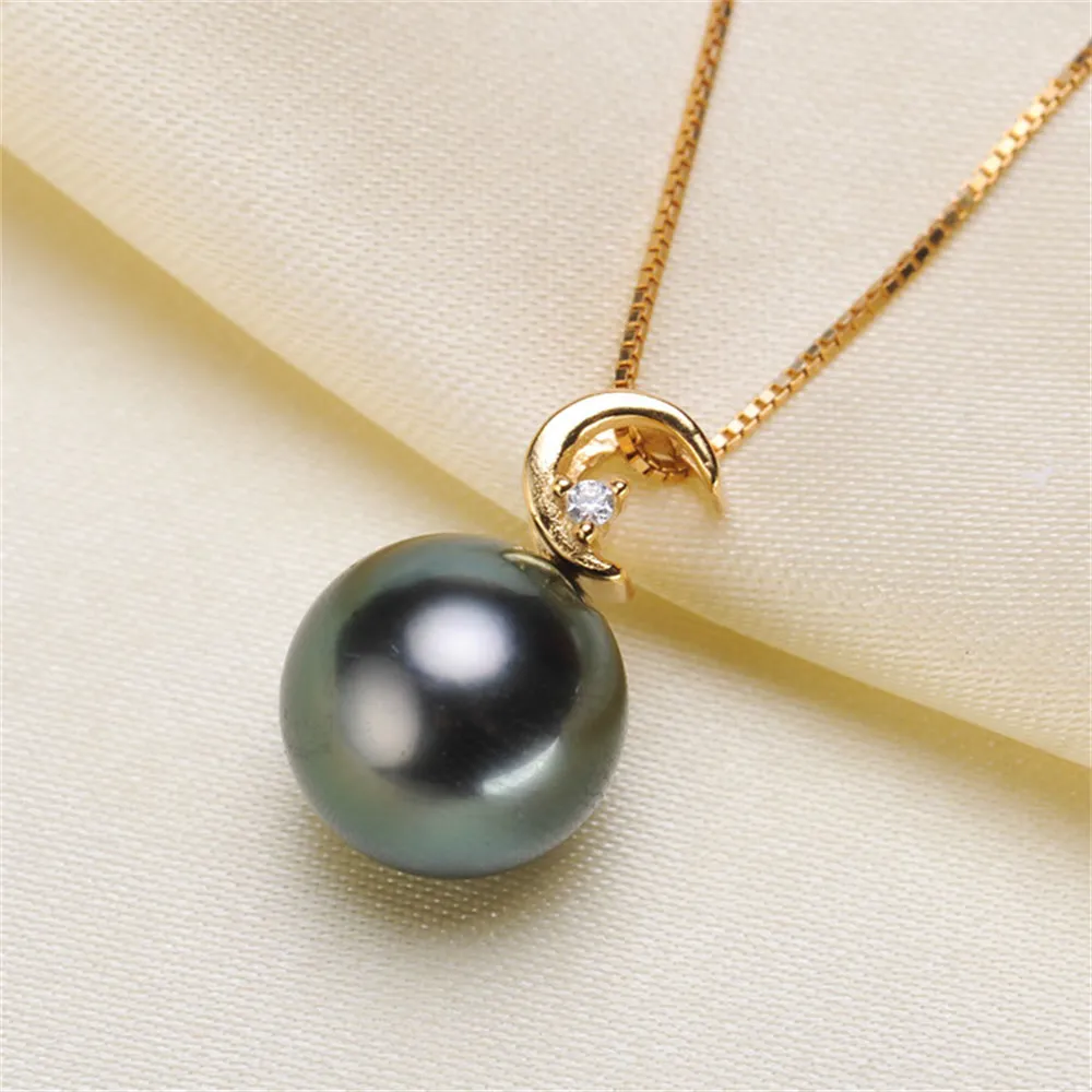 DIY accessory S925 sterling silver pearl pendant with empty moon style necklace pendant for women can be paired with 8-11mm bead
DIY accessory S925 sterling silver pearl pendant with empty moon style necklace pendant for women can be paired with 8-11mm bead